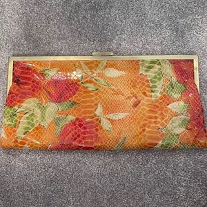 Beautiful floral hobo clutch